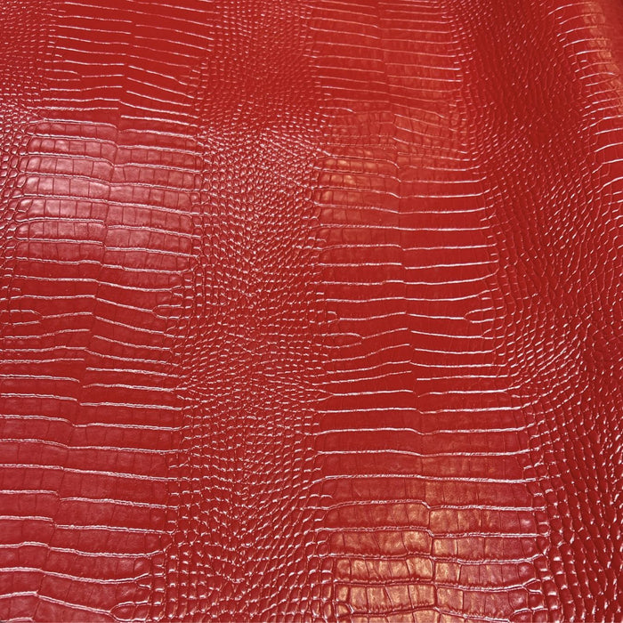 Crocodile Print 3 oz. Fine Cowhide Sides - 20-24 Square Feet Croc Print Leather