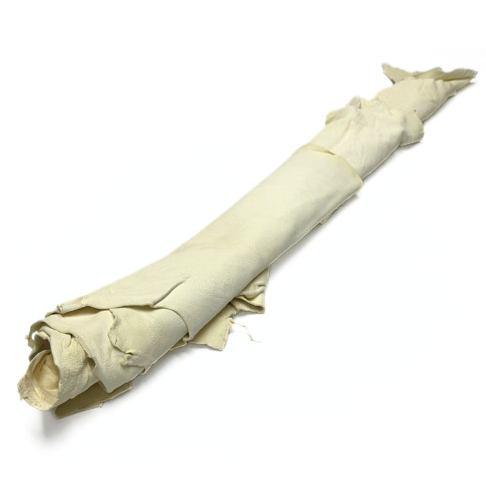 White Soft Deerskin Leather Hide - A Grade - B Grade - 3-4 oz.