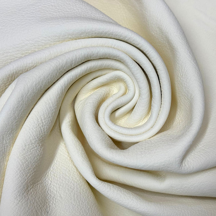 White Soft Deerskin Leather Hide - A Grade - B Grade - 3-4 oz.