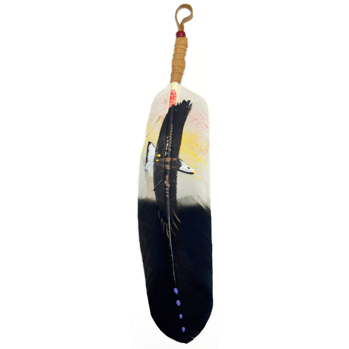 Beautiful Hand Painted Wildlife Themed Feathers
