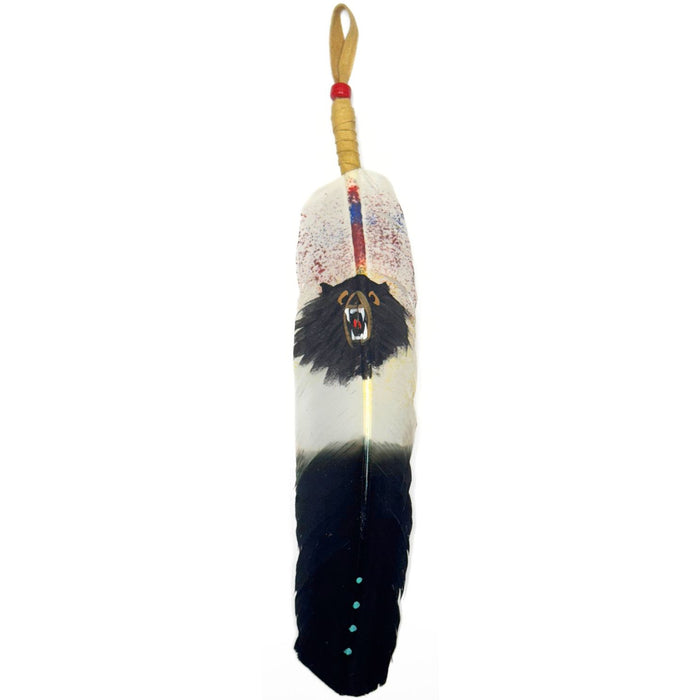 Beautiful Hand Painted Wildlife Themed Feathers
