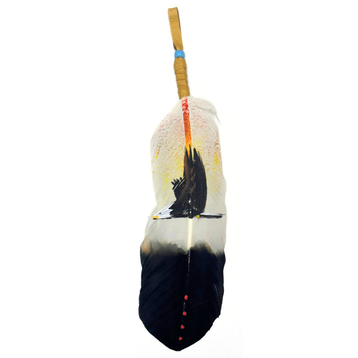 Beautiful Hand Painted Wildlife Themed Feathers
