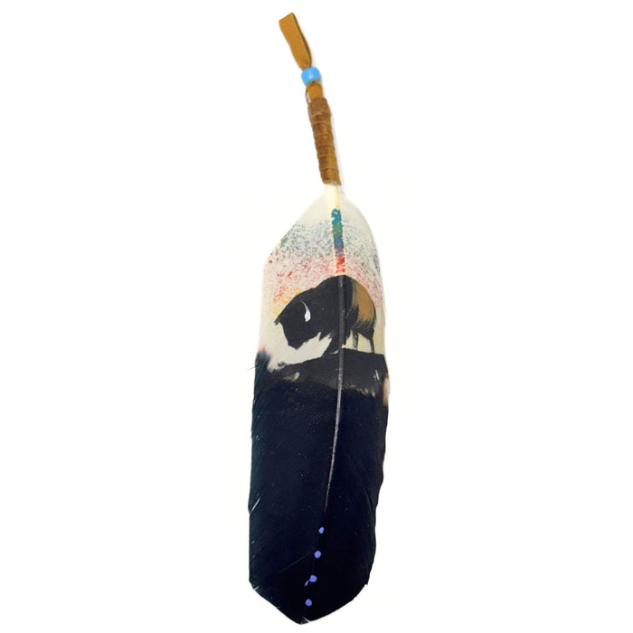 Beautiful Hand Painted Wildlife Themed Feathers