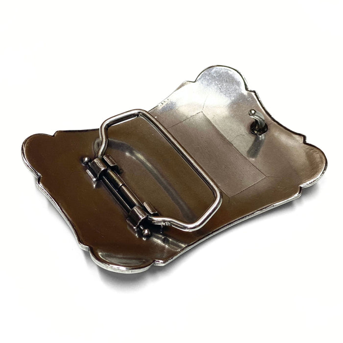 Intricate Floral Trophy Belt Buckle