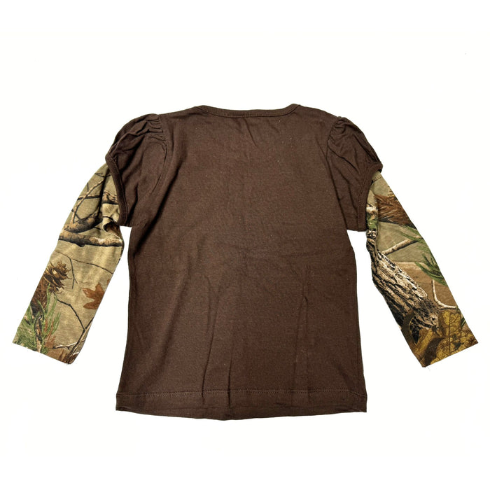 "Good Buck Charm" Little Hunter Girls T-shirt - Youth L - Youth M - Youth S - Youth XS