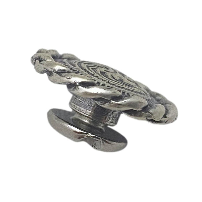 4 Pack Flower Screw Back Conchos - 5/8"
