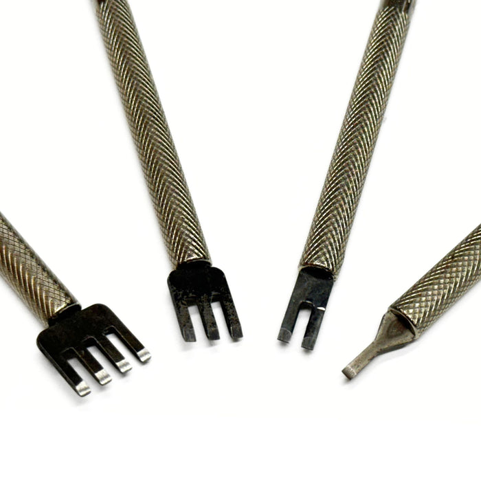 Thonging Chisel Leather Craft Tools - 4 Prong - 3 Prong - 2 Prong - 1 Prong