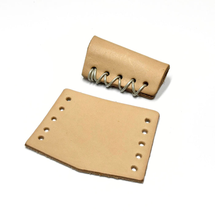 Oak Leather Neckslide for Crafts - Neckerchief Slide - DIY Craft Project