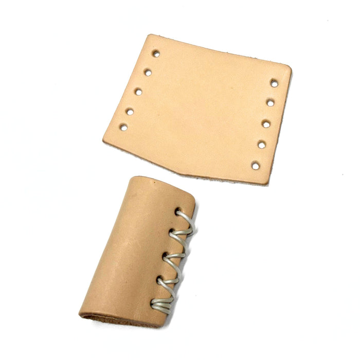Oak Leather Neckslide for Crafts - Neckerchief Slide - DIY Craft Project