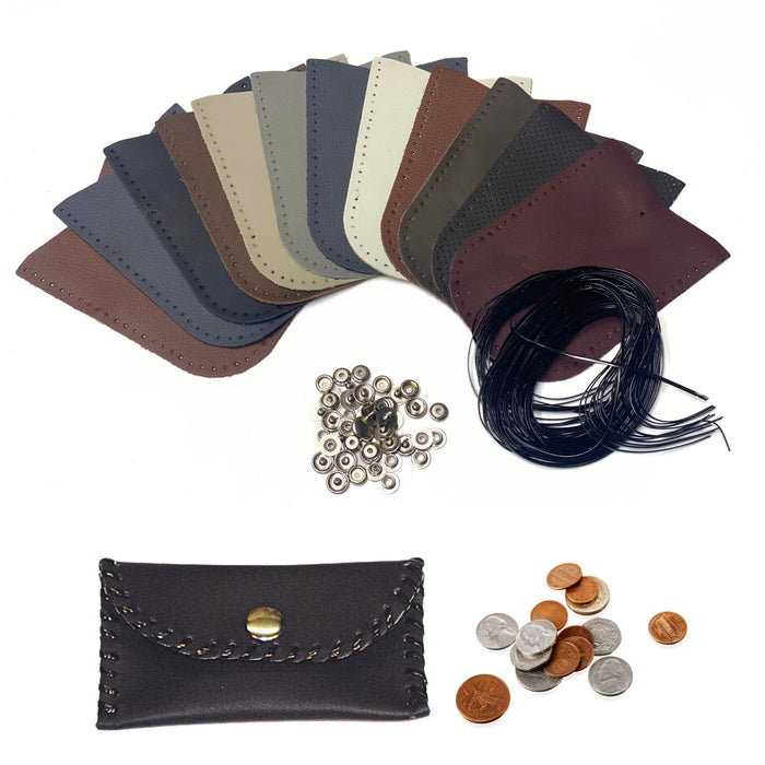 Make Your Own Leather Coin Purse Kit - DIY Leather Accessory