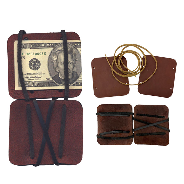 Make Your Own Magic Leather Wallet - DIY Mystery Leather Wallet Kit