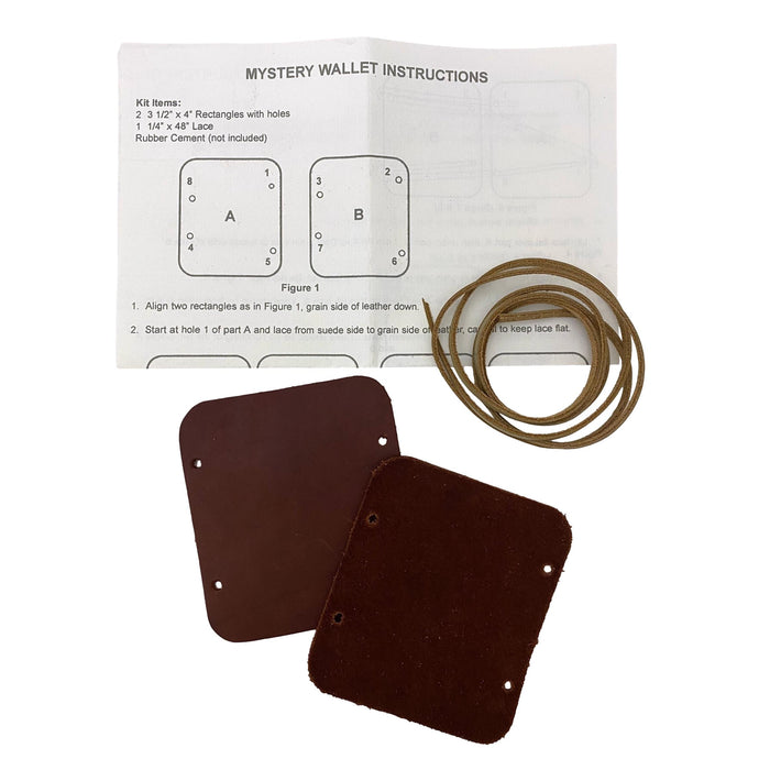 Make Your Own Magic Leather Wallet - DIY Mystery Leather Wallet Kit