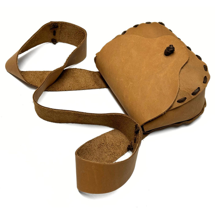 Make Your Own Leather Possible Bag Kit - DIY Rustic Cross Body Satchel - Mountain Man Wilderness Muzzleloader Pouch - Shooting Bag Craft