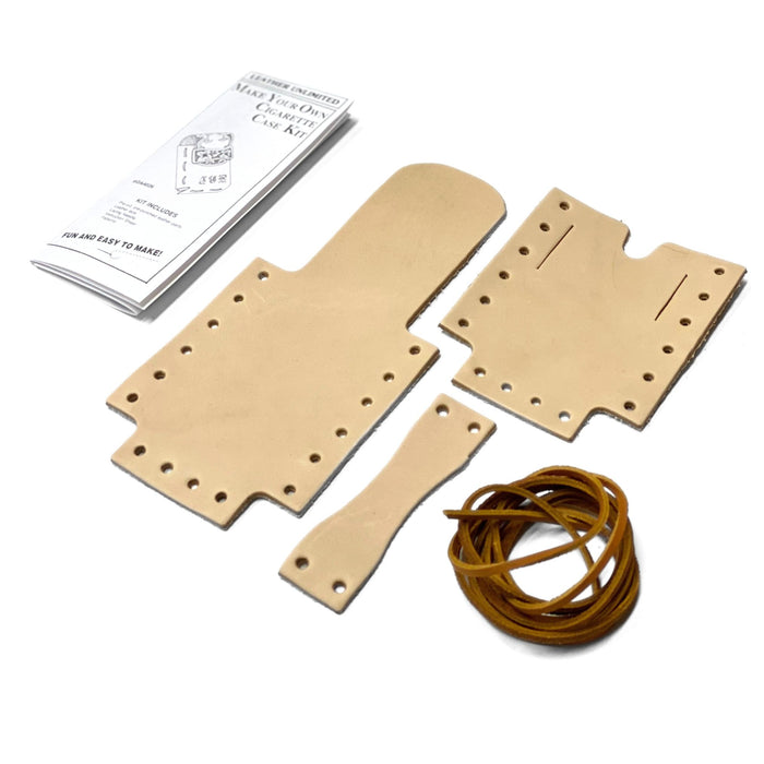Make Your Own Leather Cigarette Case - DIY Oak Cigarette Holder Kit