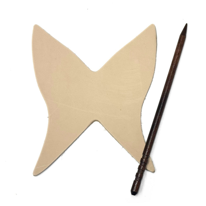 Stick Barrette Leather Craft Kit -Make Your Own Leather Barrettes With Stick - DIY Handmade Retro Hair Accessories