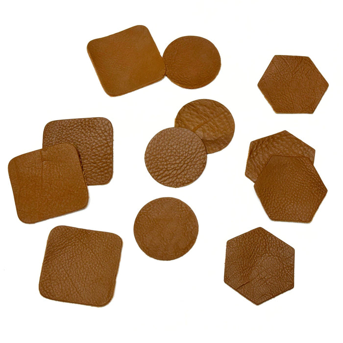Fine Leather Coasters - 12 pack coaster set