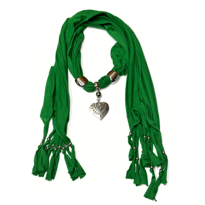 Unique Charming Fashion Scarves with Pendants - Assorted Pack of 3