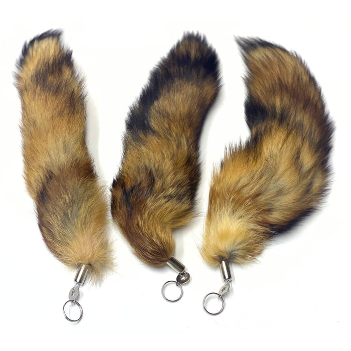 Authentic Red Fox Tail - Genuine Fur Tail for Crafts and Costumes