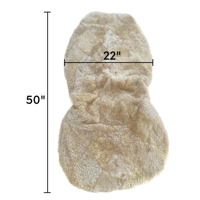 Sheepskin Car Seat Covers - Elastic Detachable Shearling Cover - Office Chair Cover