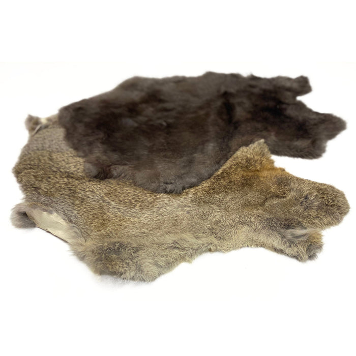 Genuine Natural Tanned Rabbit Skin Fur Pelt