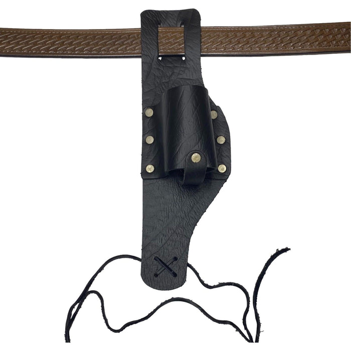 Leather Belt Holster for Beverage, Soda, Water, Pop - Sling Waist Drink Holder
