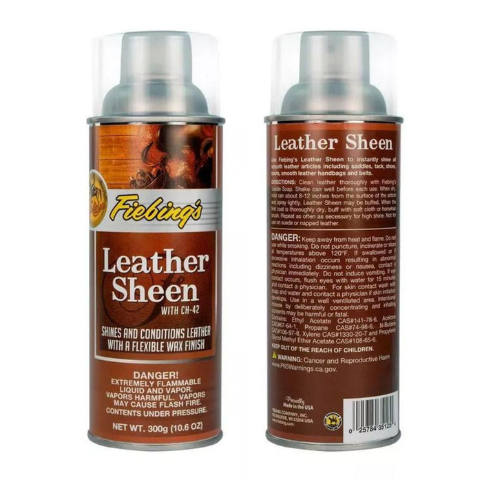 Fiebing's Leather Sheen - 4 oz - 13 oz Spray - 1 Quart