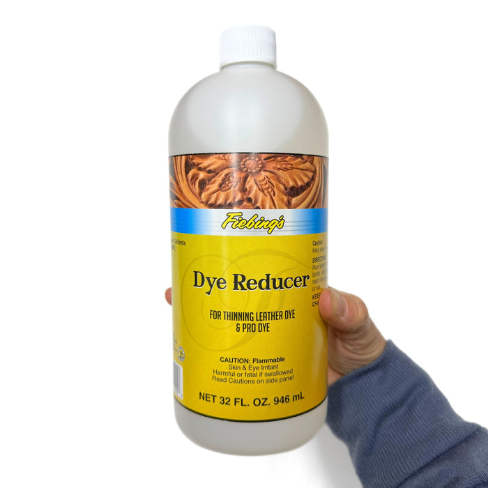 Leather Dye Solvent - Dye Reducer for Thinning Leather Dye & Pro Dye - Quart