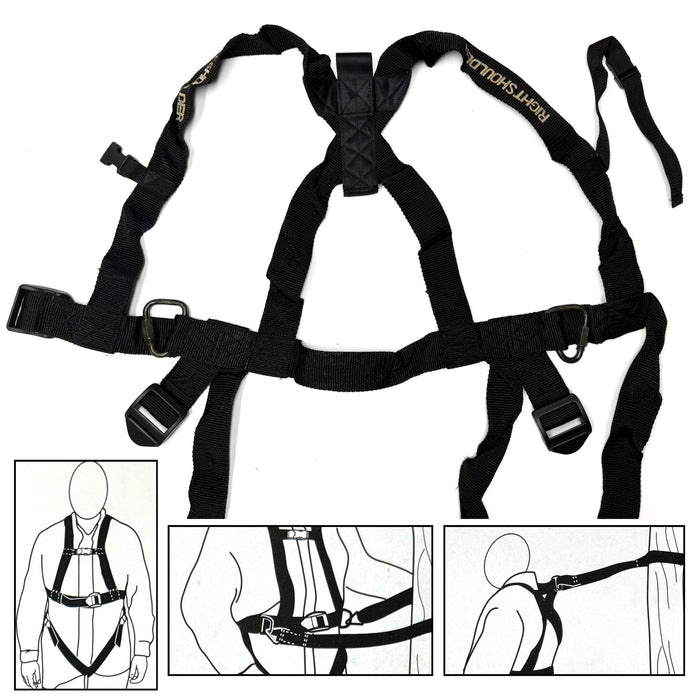 4-Point Full Body Safety Harness - Hunting Tree Stand Accessory