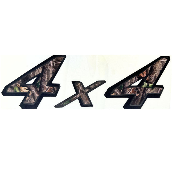 4 x 4 Camo Decal - Vinyl Sign for Trucks, Cars, Boats, and More