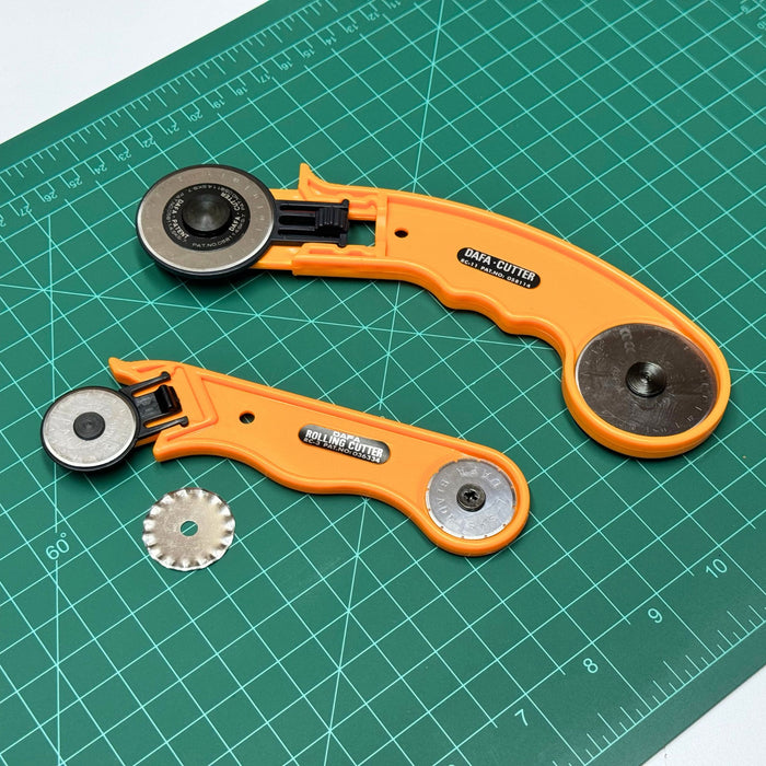Rotary Cutter - 1" Blade - 1.75" Blade - Roller Cutters for Cutting Multi-Layers of Fabric, Leather, Paper, and Vinyl