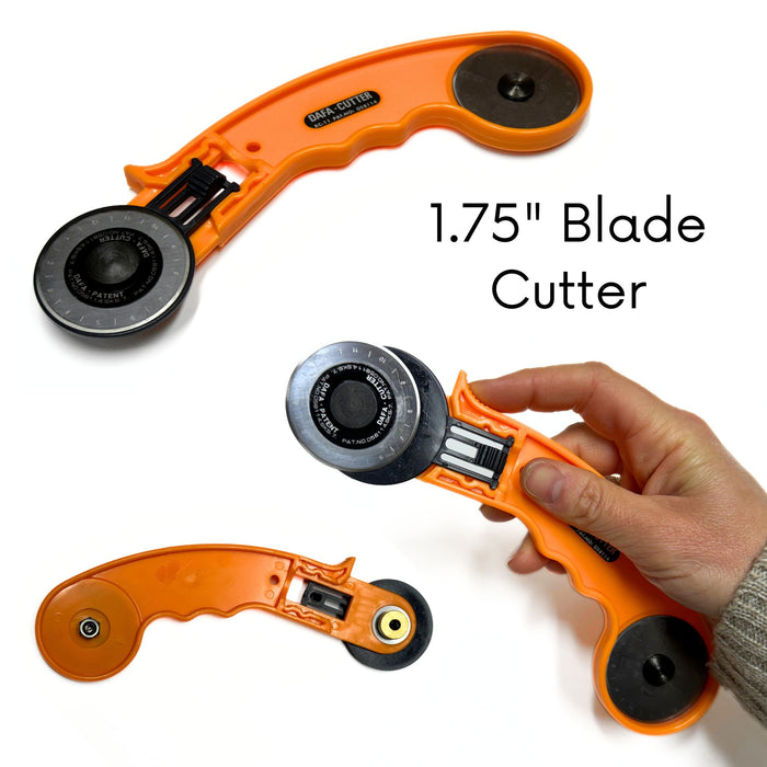 Rotary Cutter - 1" Blade - 1.75" Blade - Roller Cutters for Cutting Multi-Layers of Fabric, Leather, Paper, and Vinyl