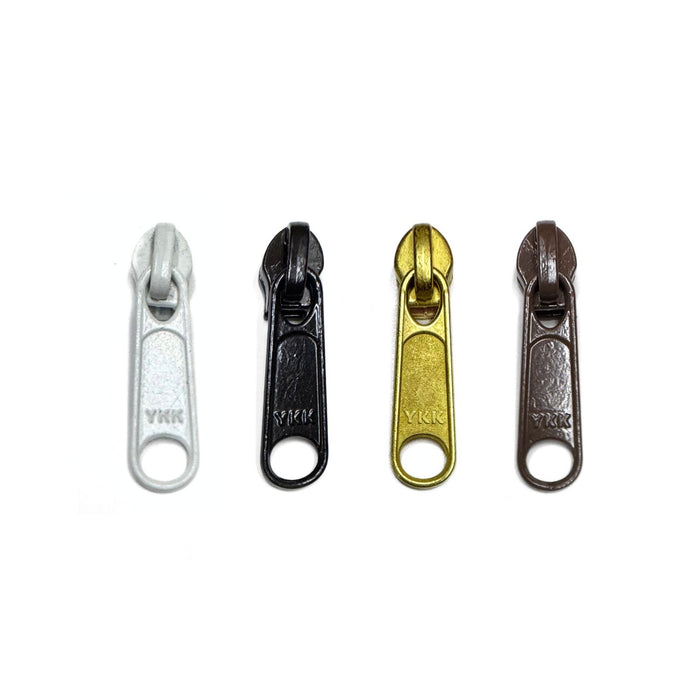 50 Nylon Zipper Pulls - Brass - Brown - Black - White