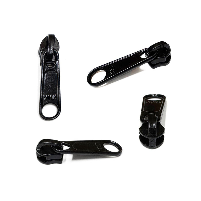 50 Nylon Zipper Pulls - Brass - Brown - Black - White