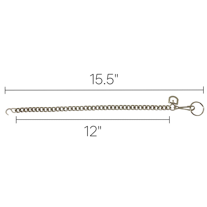 Trucker & Biker Wallet Chain -12" - Heavy Duty
