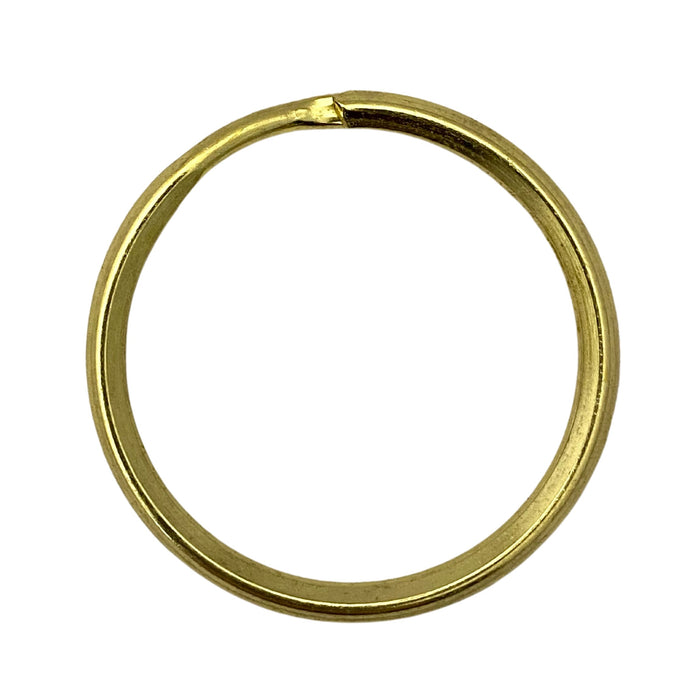 1.5" Gilt Finish Split Rings - Pack of 100 Key Rings