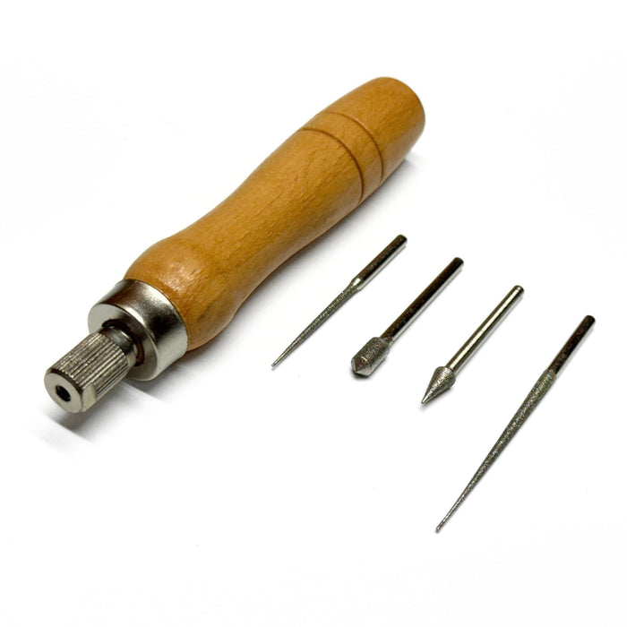Diamond Coated Bead Reamer Jewelry Making Tool Set