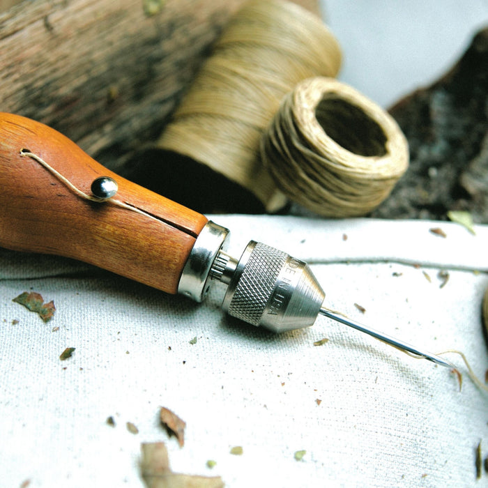 Leather Craft Awl Tool Kit For Stitching, Punching, Sewing, Repairs