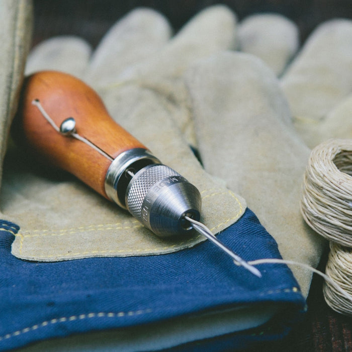 Leather Craft Awl Tool Kit For Stitching, Punching, Sewing, Repairs