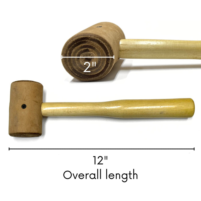 11 Oz Rawhide Mallet - Hammer for Leathercraft, Jewelry Making, Stamping