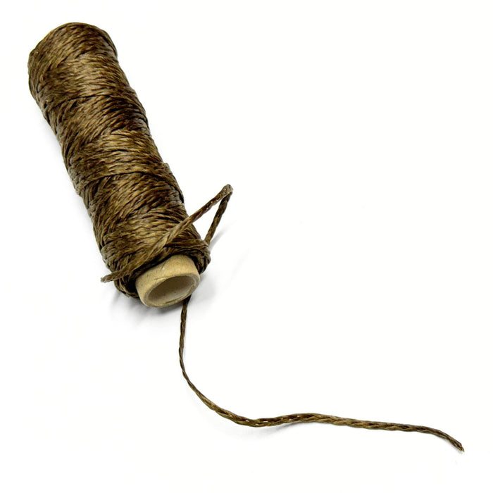 Braided Waxed Sinew Spool 4mm x 20 yards