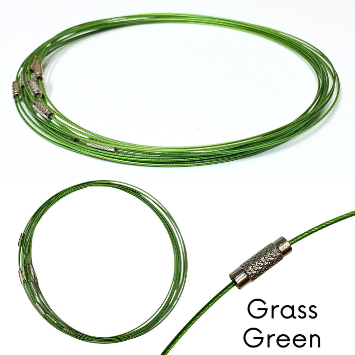 Stainless Steel Choker Necklace Chains - 12 Pack of Jewelry Making Necklace Cords