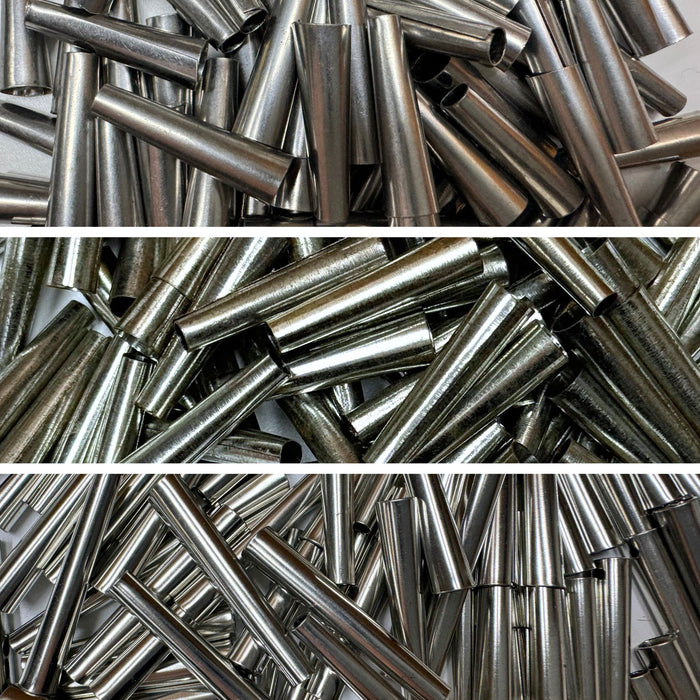 Genuine Tin Cone Beads for Jewelry Making & Crafts - 0.75" - 1" - 1.25"