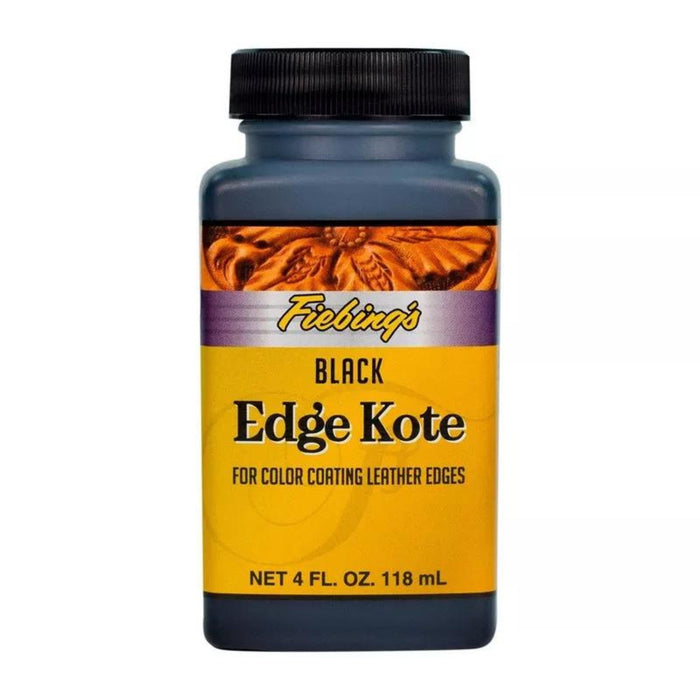 Fiebing's Edge Kote - 4 oz - Black - Brown - Leather Top Coat Finish