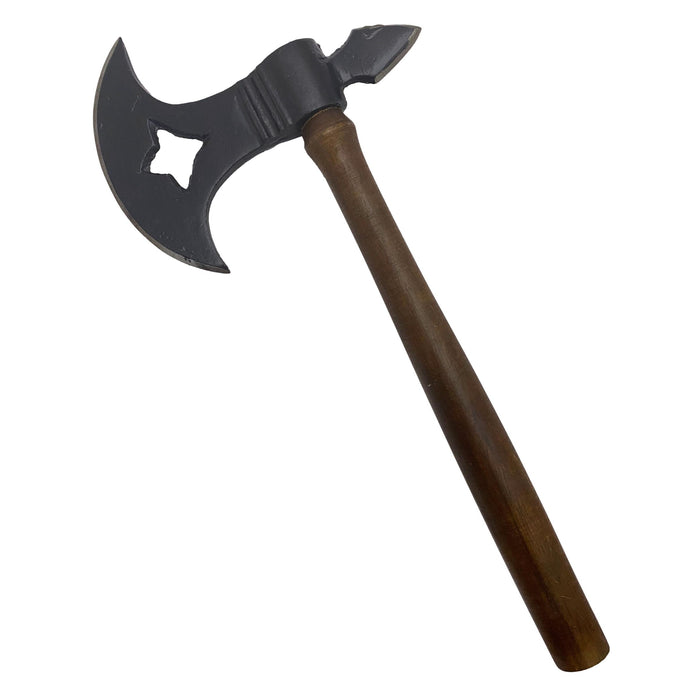 13" Medieval Axe with Wooden Handle