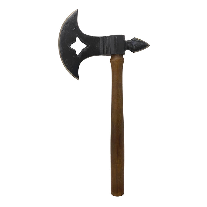 13" Medieval Axe with Wooden Handle