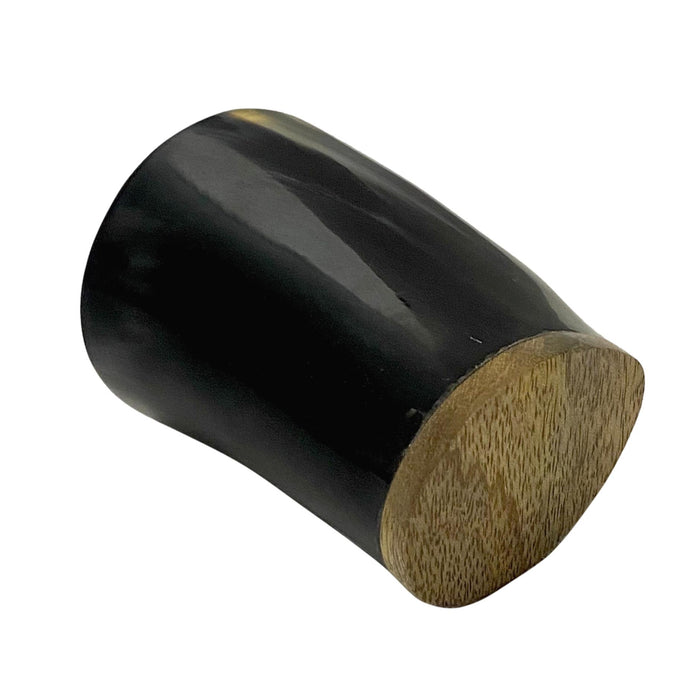 3 to 3.5 inch Polished Buffalo Horn Cup - Viking Grog Drinking Cup