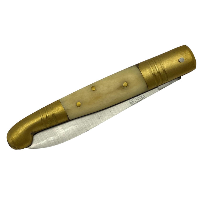 Old Fashioned Fold Out Knife with Bone Handle