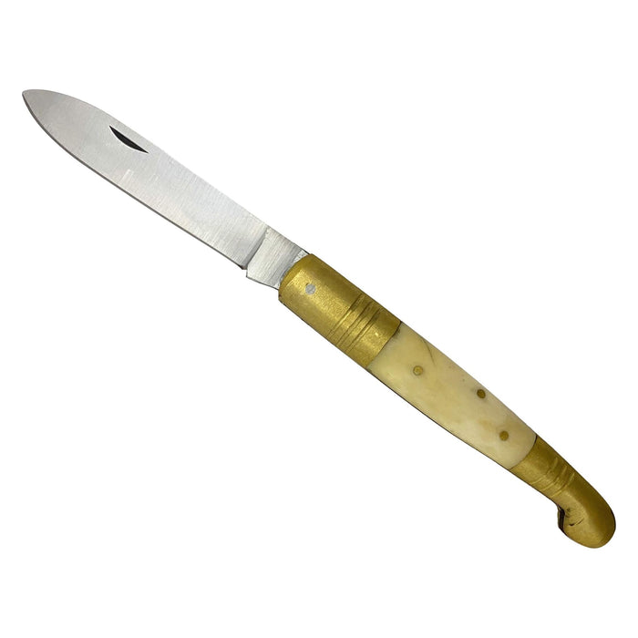 Old Fashioned Fold Out Knife with Bone Handle