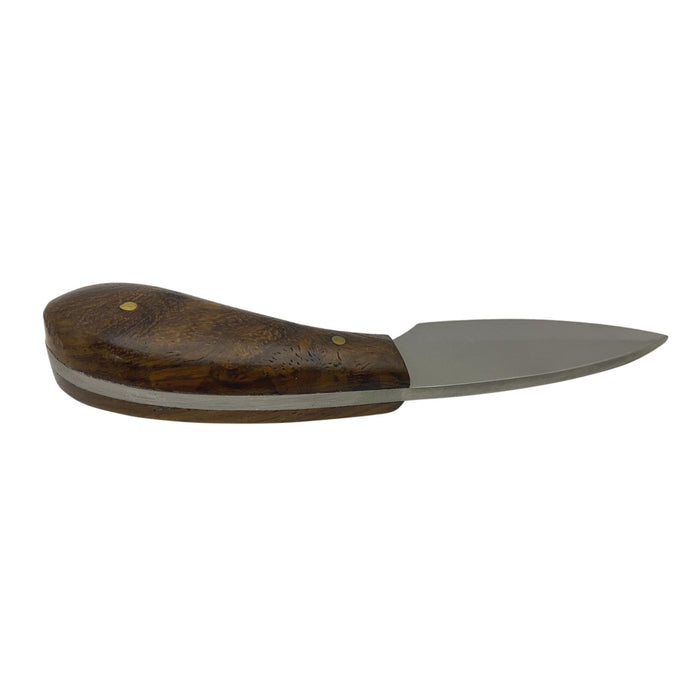 Drop Blade Patch Knife and Leather Sheath