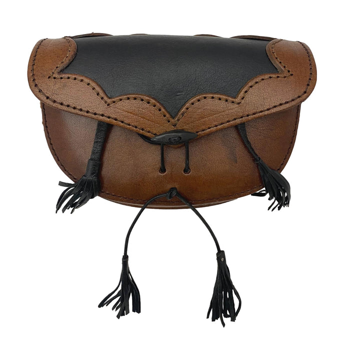 Medieval Leather Belt Bags - Outdoor Hunting Possibles Pouch - Leather Hip Purse - Utility Saddle Bag